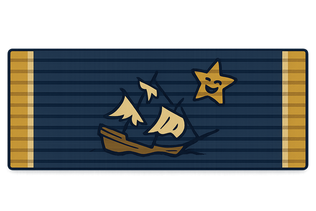 “I Run a Tight Shipwreck” Ribbon